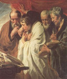 Jacob Jordaens The Four Evangelists (mk05) Spain oil painting art